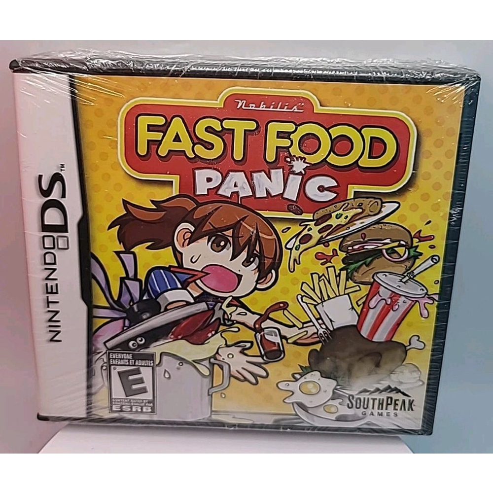 Fast Food Panic (Nintendo DS, 2010) New Sealed